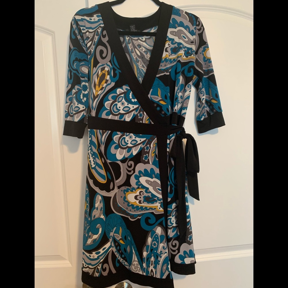 Alfani Wrap Dress - Petite Sm